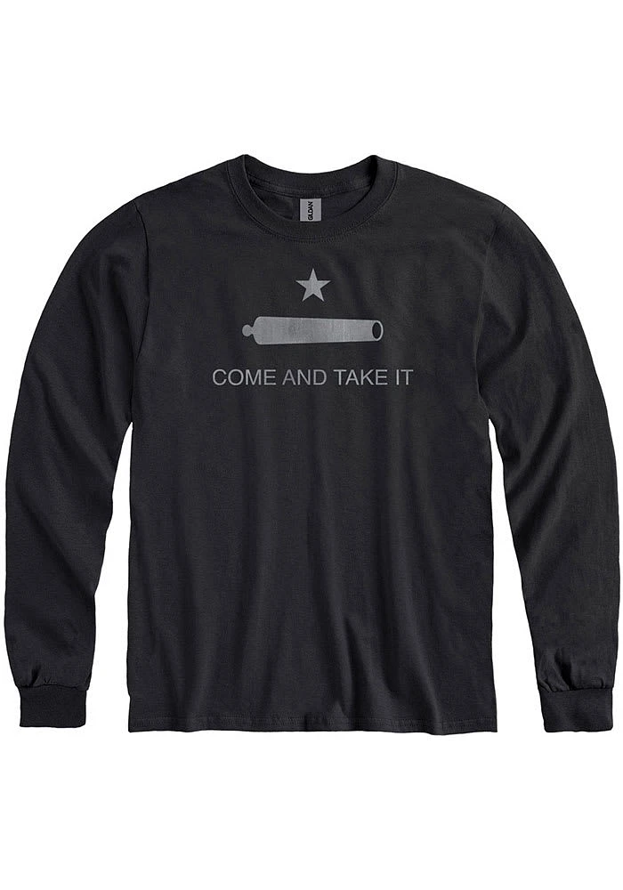 Texas Black Come and Take It Long Sleeve T Shirt