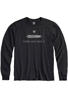 Texas Black Come and Take It Long Sleeve T Shirt