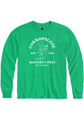 Rally Philadelphia Kelly Green Corropolese Logo Long Sleeve T Shirt