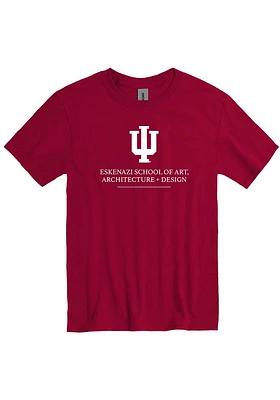 Indiana Hoosiers Crimson Eskenazi School of Art, Architecture, and Design Short Sleeve T Shirt