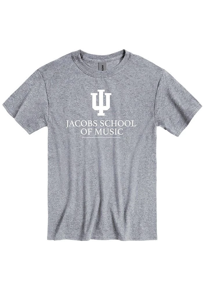 Indiana Hoosiers Grey Jacobs School of Music Short Sleeve T Shirt