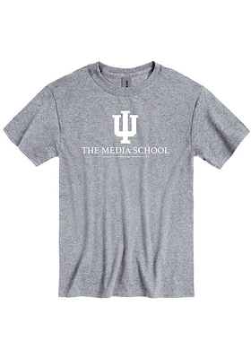 Indiana Hoosiers Grey The Media School Short Sleeve T Shirt