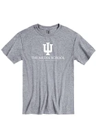 Indiana Hoosiers Grey The Media School Short Sleeve T Shirt