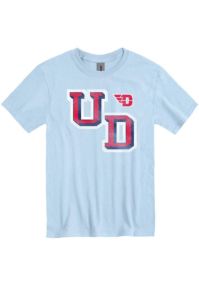 Dayton Flyers Light Blue Heirloom Short Sleeve T Shirt