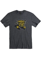 Wichita State Shockers Black Fade Out Short Sleeve T Shirt