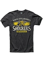 Wichita State Shockers Black Shock Short Sleeve T Shirt