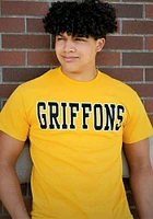 Missouri Western Griffons Gold Mascot Short Sleeve T Shirt