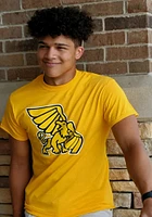 Missouri Western Griffons Gold Mascot Graphic Short Sleeve T Shirt