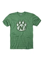 Northwest Missouri State Bearcats Green Big Logo Design Short Sleeve T Shirt