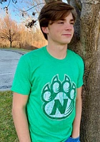 Northwest Missouri State Bearcats Green Big Logo Design Short Sleeve T Shirt