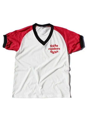 Texas Tech Red Raiders Womens White Farrah Short Sleeve T-Shirt
