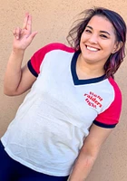 Texas Tech Red Raiders Womens White Farrah Short Sleeve T-Shirt