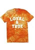 Oklahoma State Cowboys Womens Orange Dream On Tie Dye Short Sleeve T-Shirt