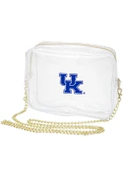 Kentucky Wildcats White Stadium Approved Camera Clear Bag