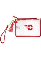 Dayton Flyers Red Stadium Approved Wristlet Clear Bag