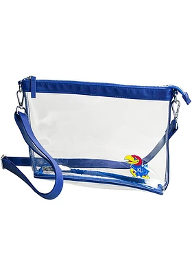 Kansas Jayhawks White Stadium Approved Clear Bag