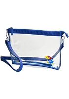 Kansas Jayhawks White Stadium Approved Clear Bag