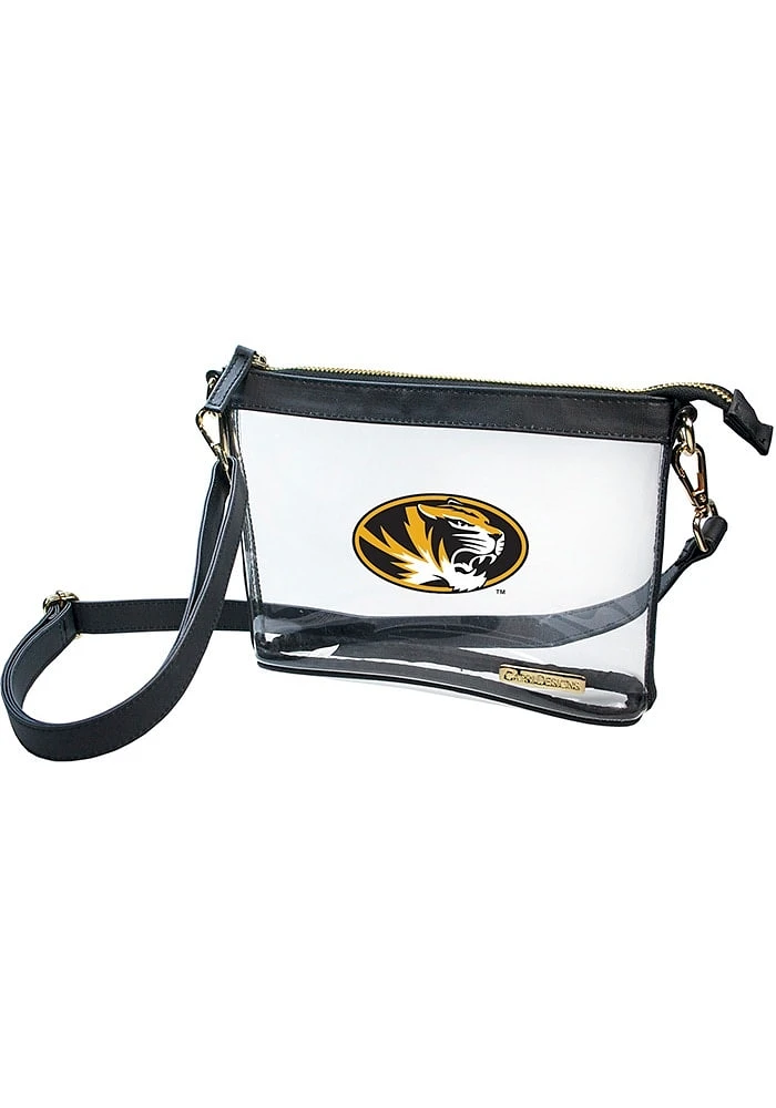 Missouri Tigers White Stadium Approved Logo Clear Bag