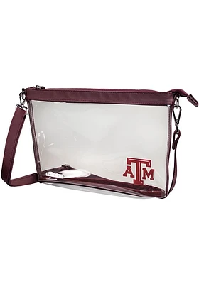 Texas A&M Aggies Maroon Stadium Approved Style Clear Bag