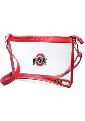 Ohio State Buckeyes Red Stadium Approved Style Clear Bag