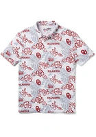 Reyn Spooner Oklahoma Sooners Mens White Pua Short Sleeve Fashion Polo
