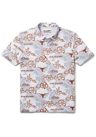 Reyn Spooner Texas Longhorns Mens White Pua Short Sleeve Fashion Polo