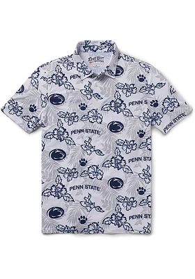 Reyn Spooner Penn State Nittany Lions Mens White Pua Short Sleeve Fashion Polo