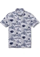 Reyn Spooner Penn State Nittany Lions Mens White Pua Short Sleeve Fashion Polo