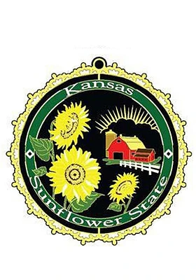 Kansas Sunflower State Ornament