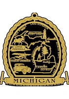 Michigan Brass Ornament