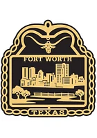 Dallas Ft Worth Brass Ornament