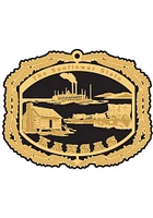 Kansas Sunflower State Graphic Ornament