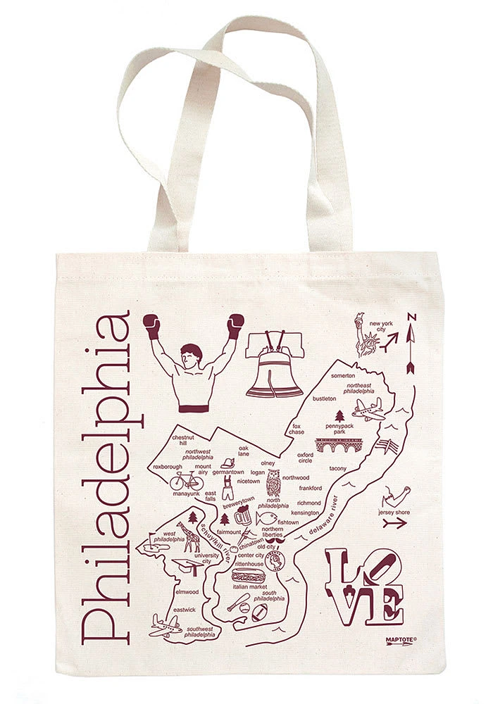 Philadelphia 15.5x14 Reusable Bag