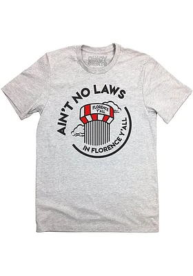 Kentucky Grey Aint No Laws Short Sleeve Fashion T Shirt