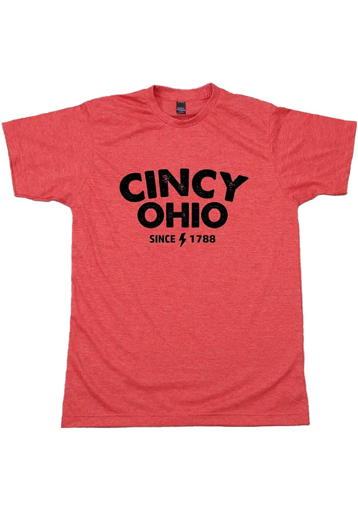 Cincinnati Red Cincy Ohio Short Sleeve Fashion T Shirt