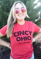 Cincinnati Red Cincy Ohio Short Sleeve Fashion T Shirt