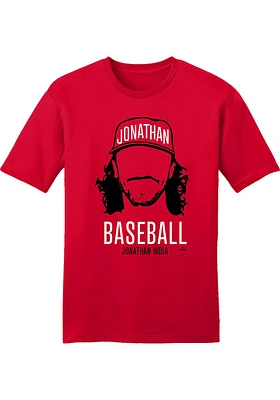 Jonathan India Cincinnati Reds Red Official Short Sleeve Fashion Player T Shirt