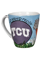 TCU Horned Frogs 16oz Painted Scene Ceramic Mug - Purple