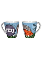 TCU Horned Frogs 16oz Painted Scene Ceramic Mug - Purple