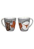 Texas Longhorns 16oz Painted Scene Ceramic Mug - Burnt Orange