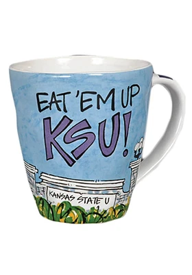K-State Wildcats Team Scene Ceramic Mug - Purple