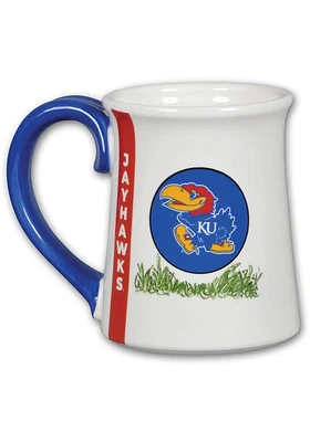 Kansas Jayhawks 16oz Traditions Ceramic Mug - Blue