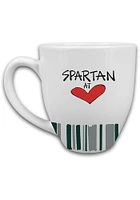 Michigan State Spartans 16oz Heart Ceramic Mug - Green