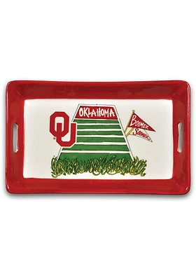 Oklahoma Sooners 8.5 x 5.5 Mini Serving Tray