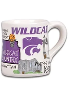 K-State Wildcats 20oz Campus Icons Ceramic Mug - Purple