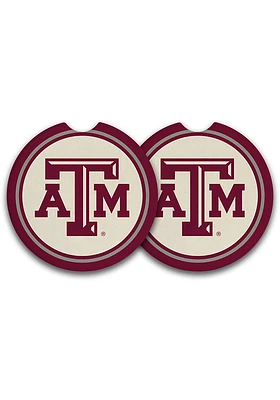 Texas A&M Aggies 2 Pack Car Coaster - Maroon