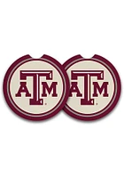 Texas A&M Aggies 2 Pack Car Coaster - Maroon