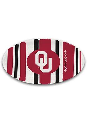 Oklahoma Sooners 12 in Melamine Oval Serving Tray