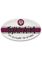 Texas A&M Aggies 6.75x12.25 Melamine Oval Serving Tray