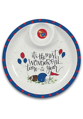 Kansas Jayhawks Chip and Dip Serving Tray